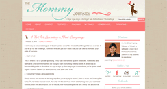 Desktop Screenshot of mommyjourney.com
